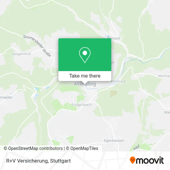 R+V Versicherung map
