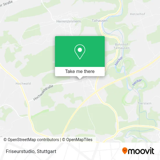 Friseurstudio map