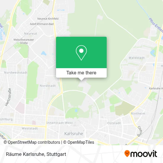 Räume Karlsruhe map