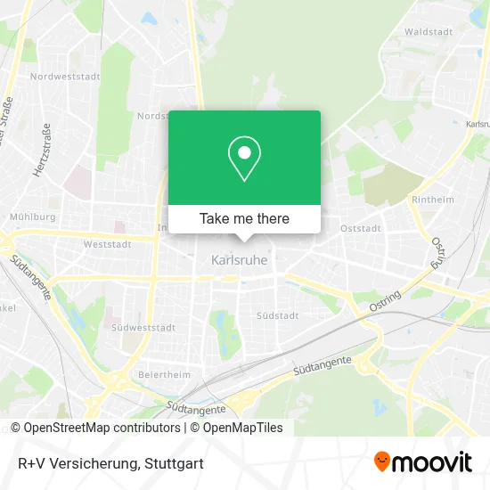 R+V Versicherung map