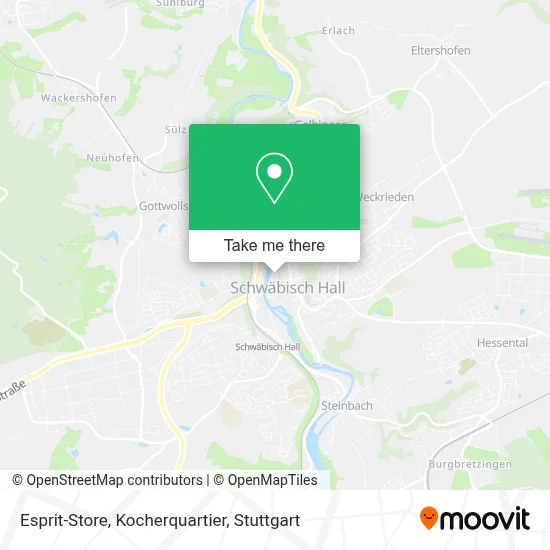 Esprit-Store, Kocherquartier map