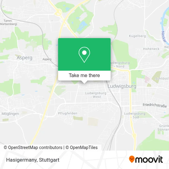 Hasigermany map