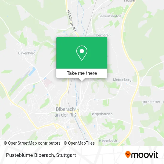 Pusteblume Biberach map