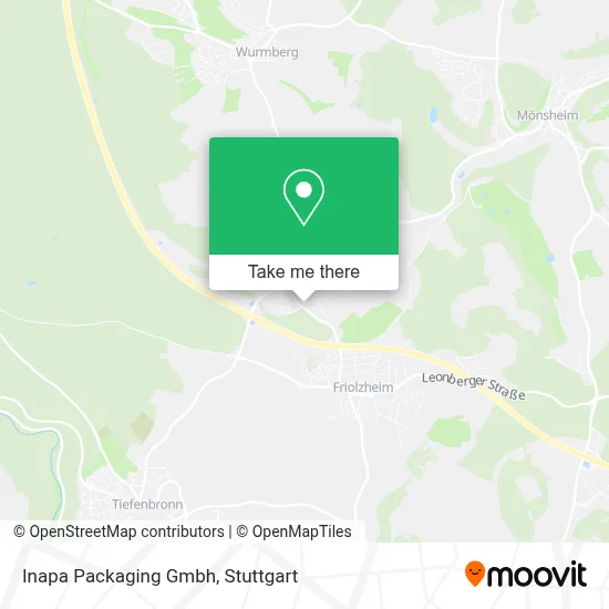 Inapa Packaging Gmbh map