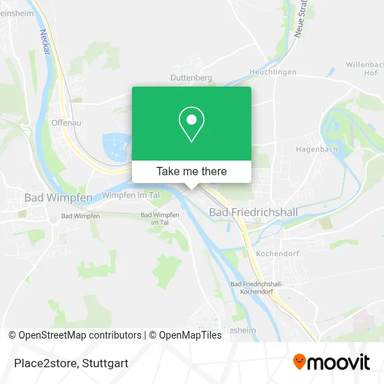 Place2store map