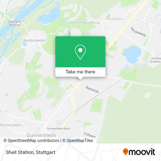 Shell Station map