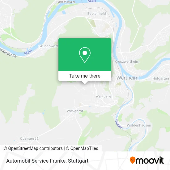 Automobil Service Franke map