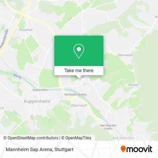 Mannheim Sap Arena map