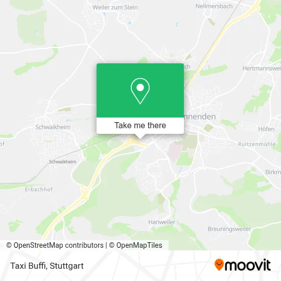 Taxi Buffi map