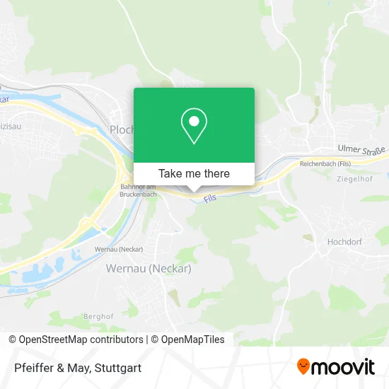 Pfeiffer & May map