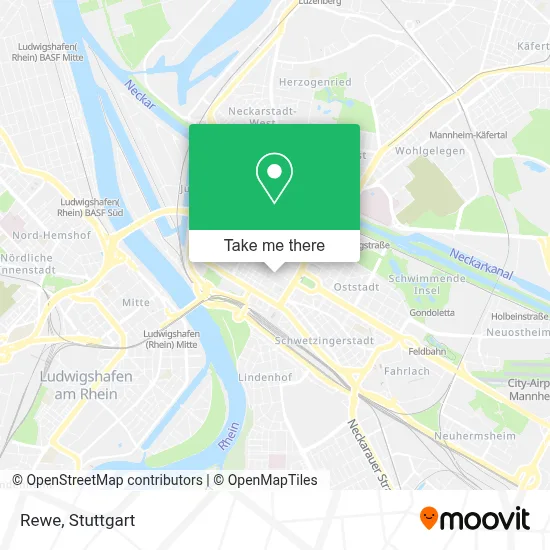 Rewe map