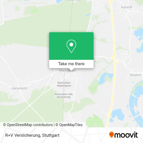 R+V Versicherung map