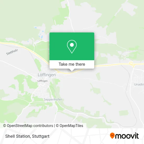 Shell Station map