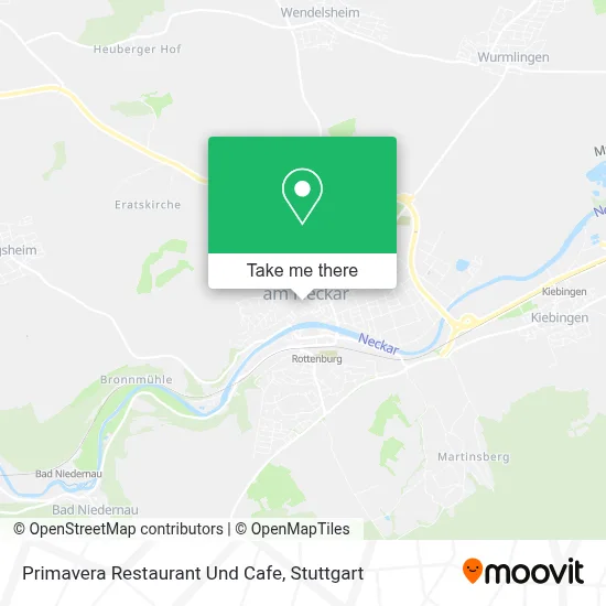 Primavera Restaurant Und Cafe map