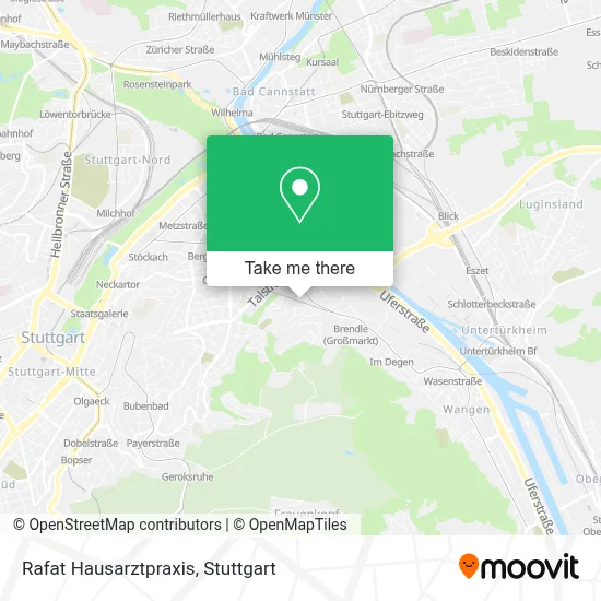 Rafat Hausarztpraxis map