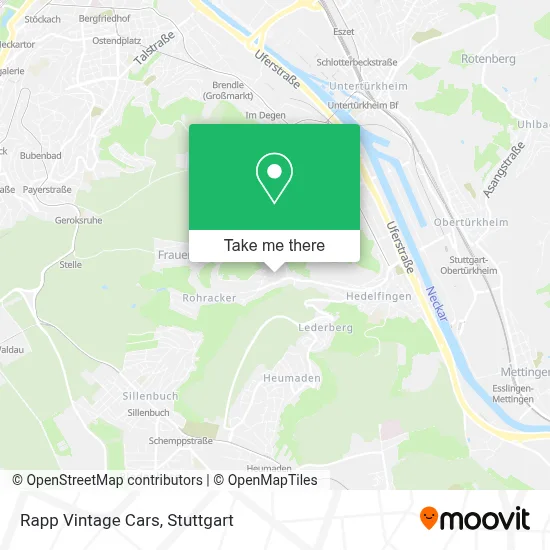 Rapp Vintage Cars map