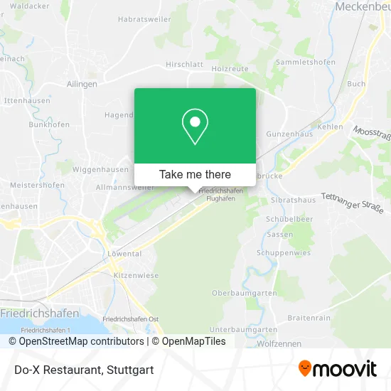 Do-X Restaurant map
