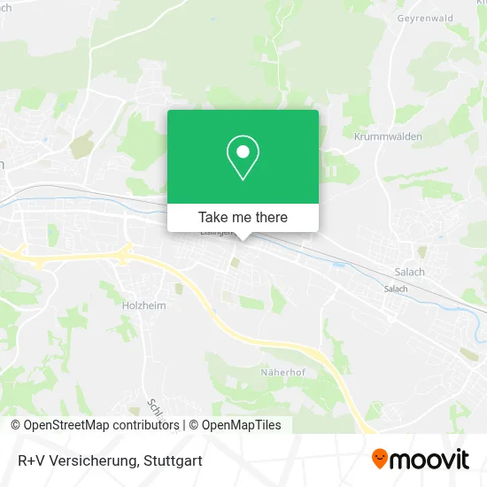 R+V Versicherung map