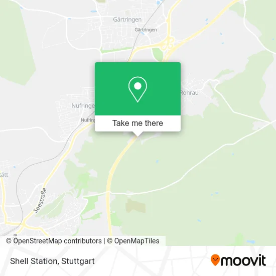 Shell Station map