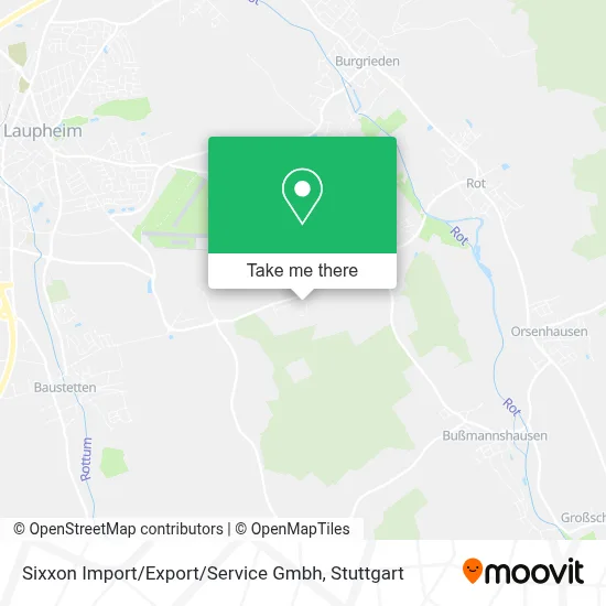 Sixxon Import / Export / Service Gmbh map