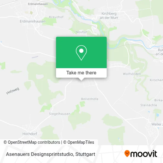 Asenauers Designsprintstudio map