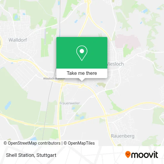 Shell Station map