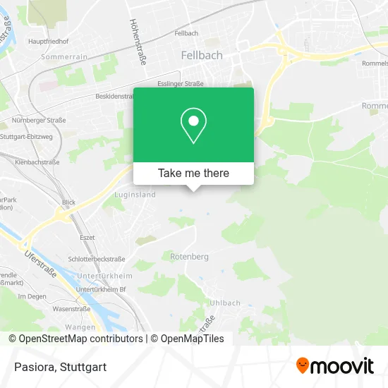 Pasiora map