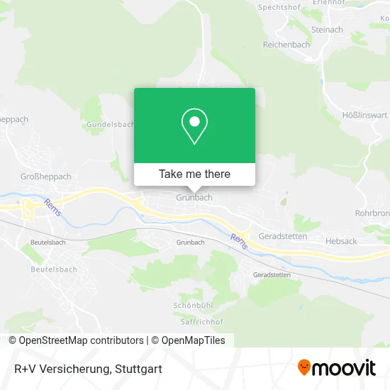 R+V Versicherung map
