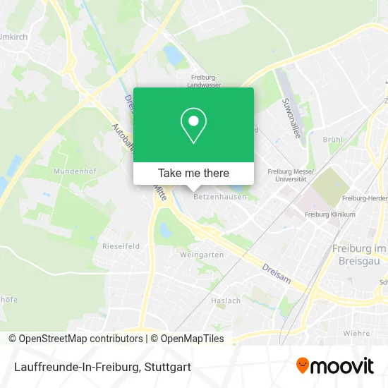 Lauffreunde-In-Freiburg map