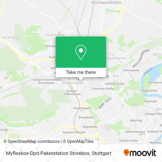 Myflexbox-Dpd-Paketstation Storebox map