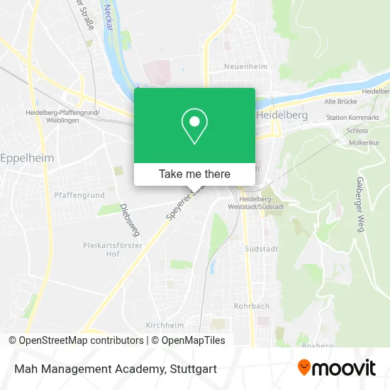 Mah Management Academy map
