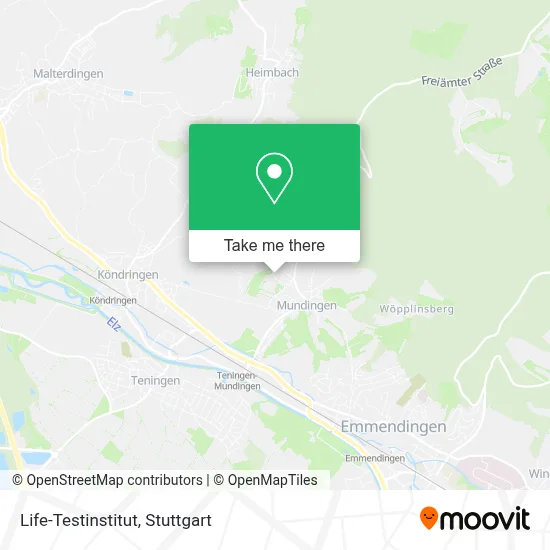 Life-Testinstitut map