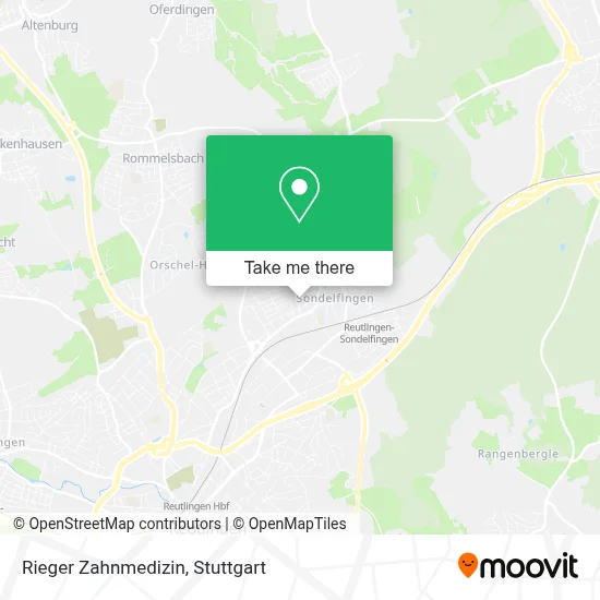 Rieger Zahnmedizin map