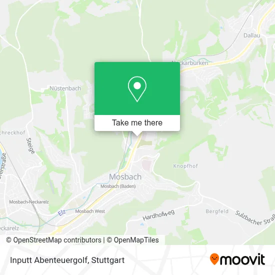 Inputt Abenteuergolf map