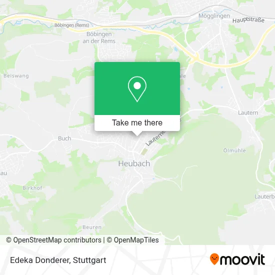 Edeka Donderer map