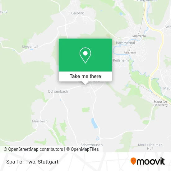 Spa For Two map