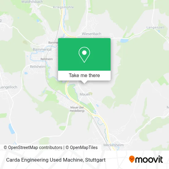 Carda Engineering Used Machine map