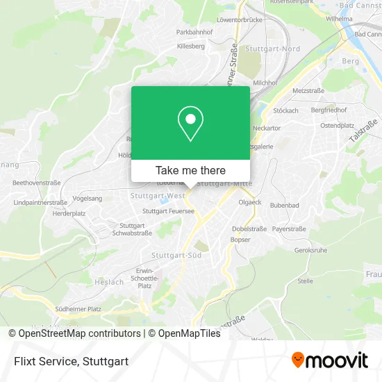 Flixt Service map