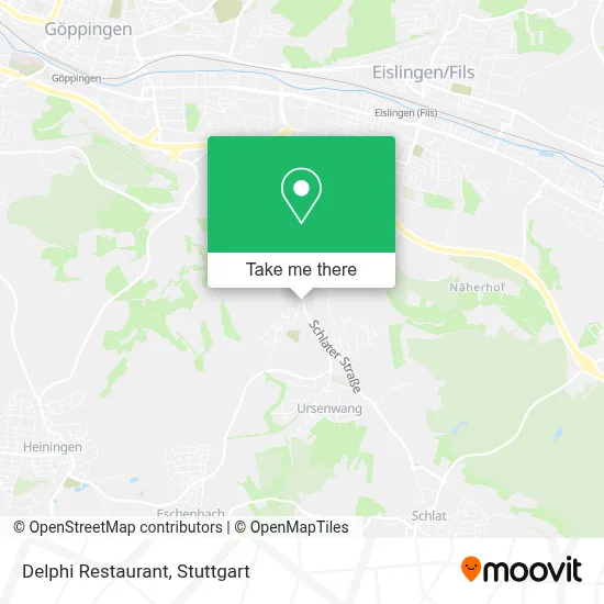 Restaurant Delphi map