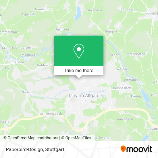 Paperbird-Design map
