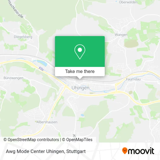 Awg Mode Center Uhingen map