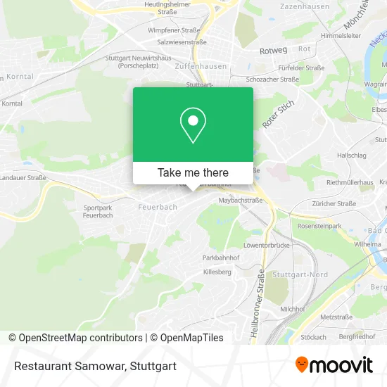 Restaurant Samowar map