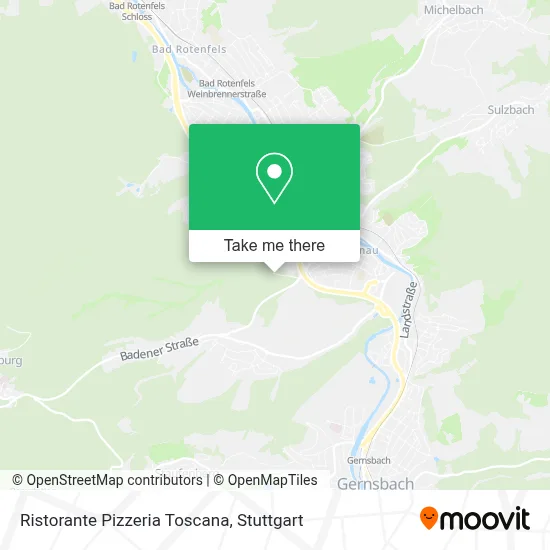 Ristorante Pizzeria Toscana map