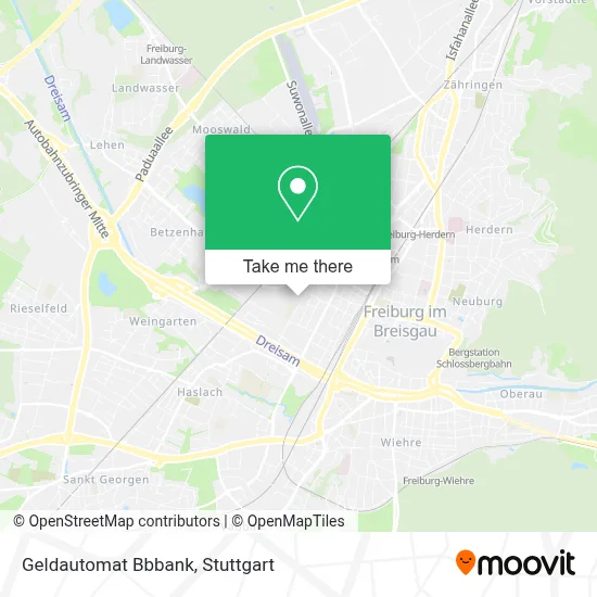Geldautomat Bbbank map