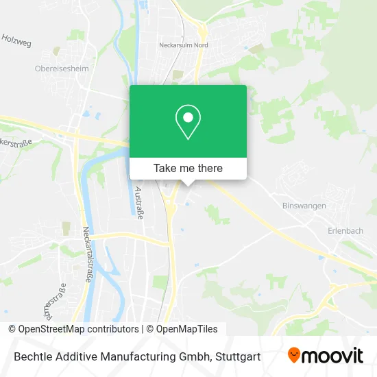 Bechtle Additive Manufacturing Gmbh map