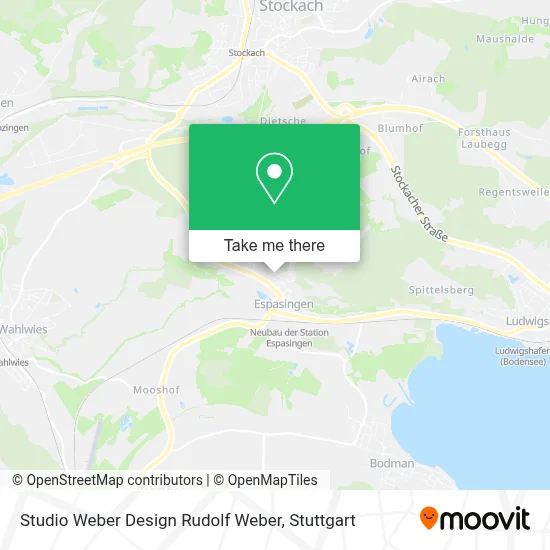 Studio Weber Design Rudolf Weber map