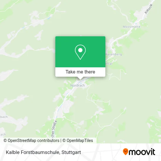 Kalble Forstbaumschule map