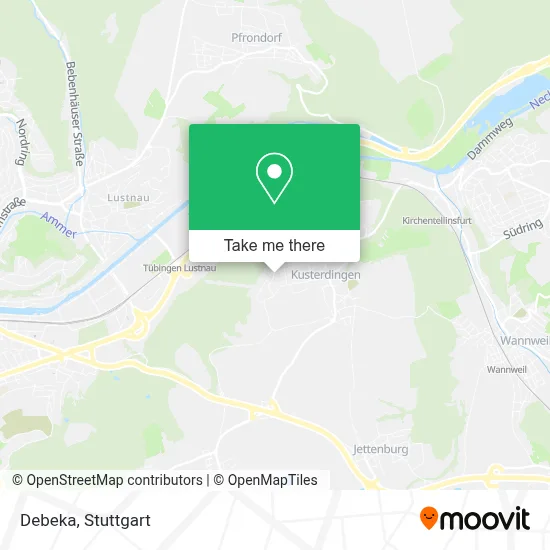 Debeka map