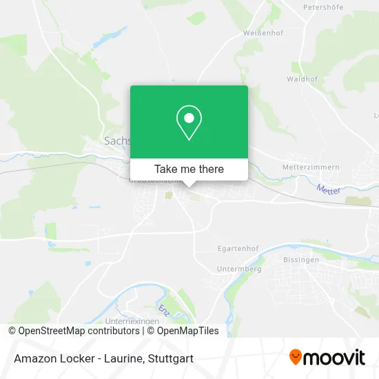 Amazon Locker - Laurine map