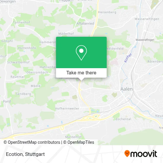 Ecotion map